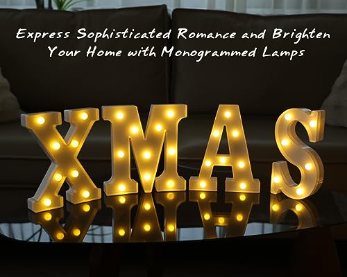 Battery Powered LED Marquee Light Up Letters C25195