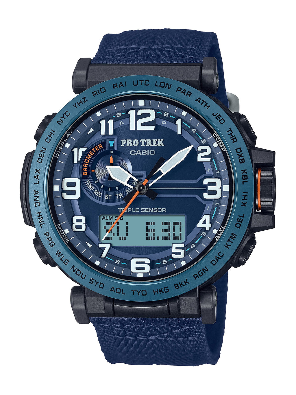 Solar Powered Cloth Strap Watch P905