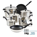 15 Piece Stainless Steel Pots and Pans Set S611768