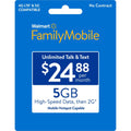 $24.88 Unlimited Talk & Text Monthly Prepaid Plan (5GB at High Speed) O762960
