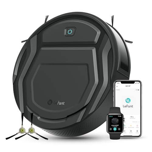 Black Robot Vacuum Cleaner, 2200Pa Suction, 120 Min Self-Charging Z1344