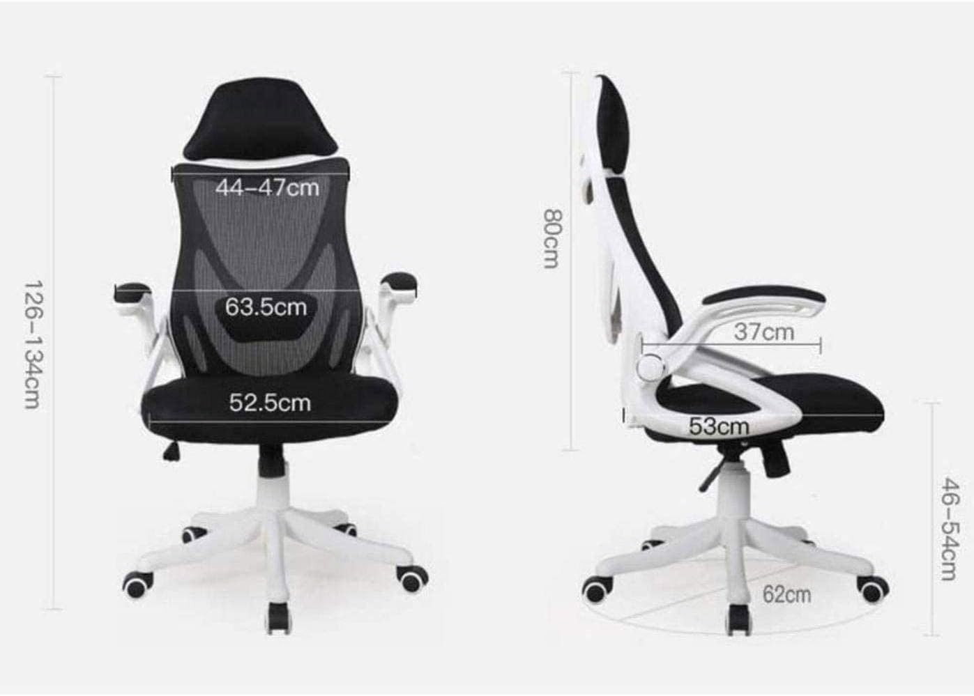 Ergonomic Office Desk Chair with Adjustable Armrest, Lumbar Support, Headrest and Breathable Mesh J66402