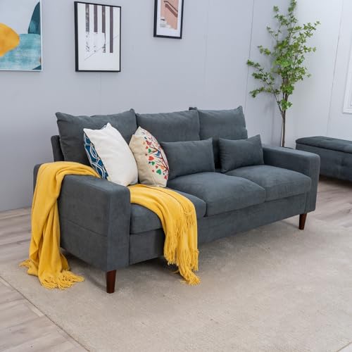 Grey Fabric 3-Seater Sofa T16236