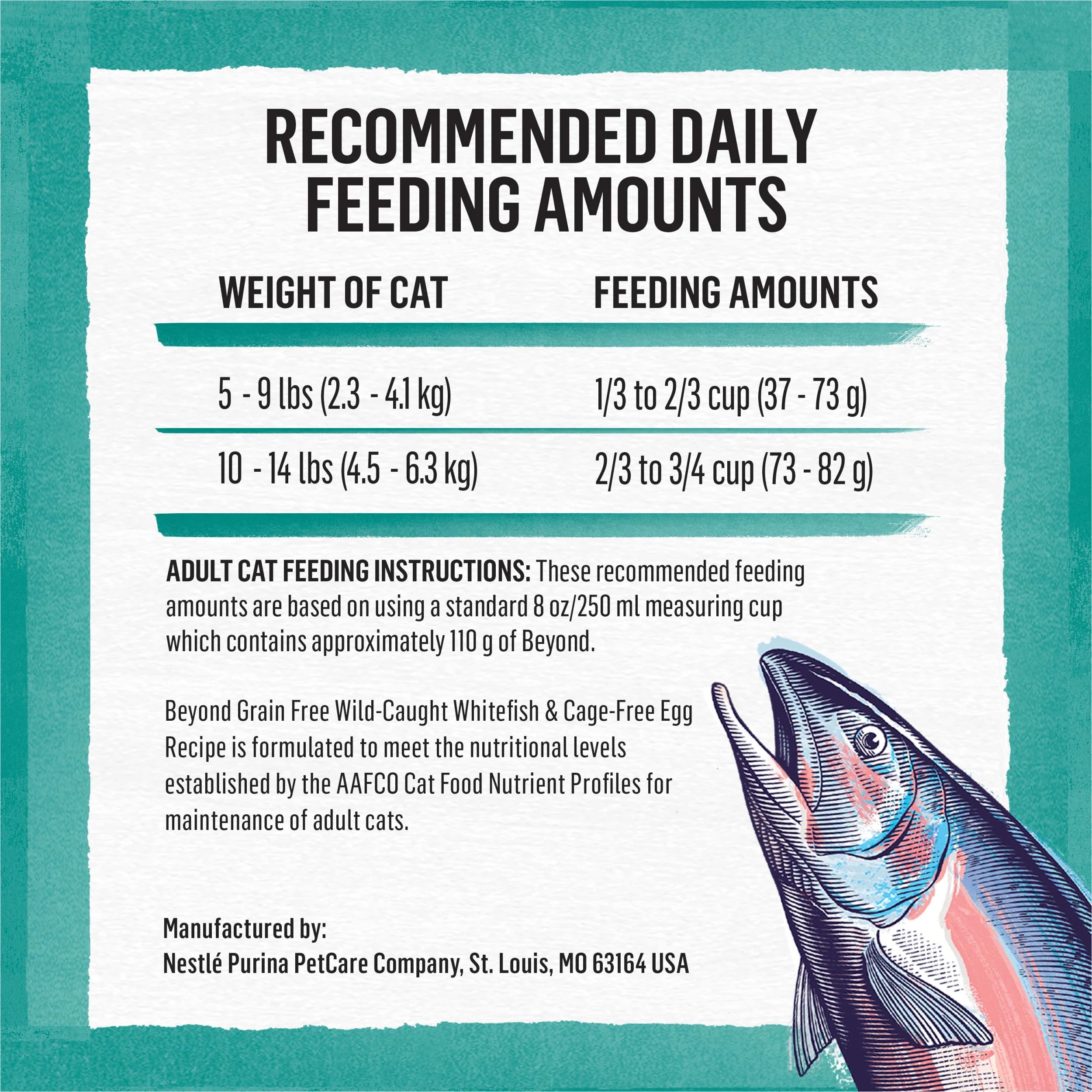 Grain Free Dry Cat Food, Whitefish & Egg Recipe, 5 lb. Bag A792111