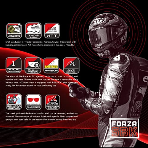 Carbon Fiber Full Face Motorcycle Helmet S880886