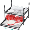 2 Tier Expandable Pull Out Cabinet Organizer U5575