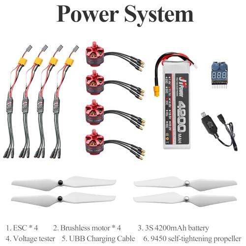 DIY Quadcopter Set with Frame, GPS, Motor, Battery, RC Transmitter & Receiver S873167