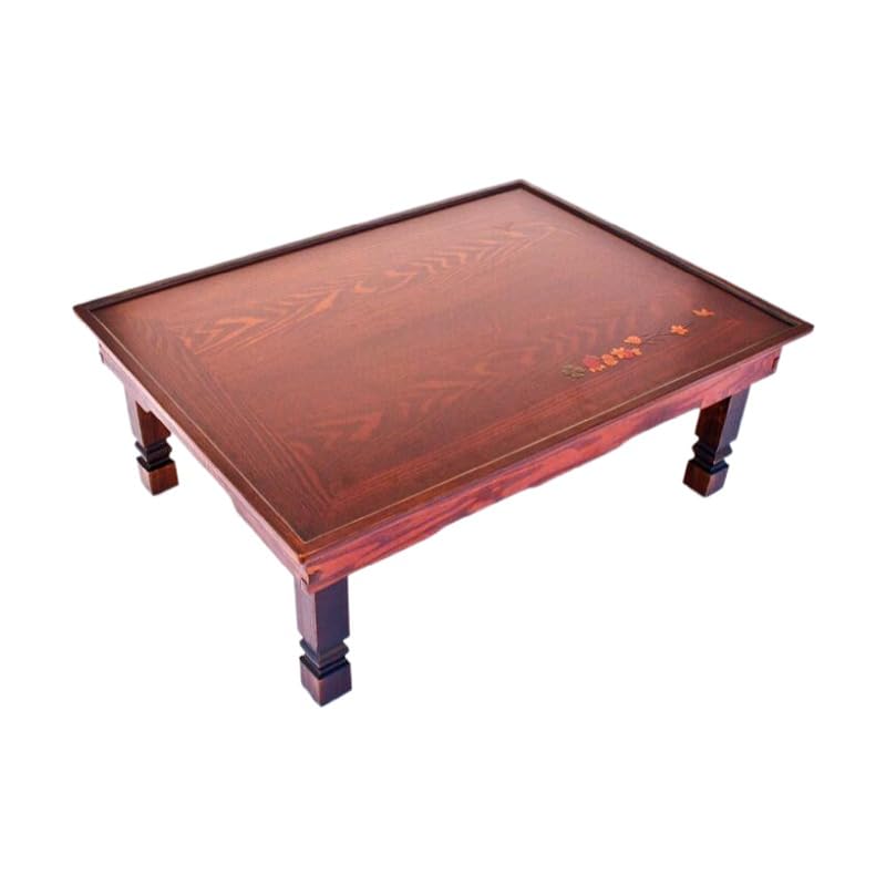 Brown Low Wood Table (45x33x21cm) E31397