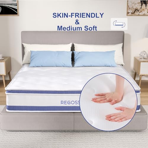 Twin Size 10 Inch Hybrid Mattress with Memory Foam and Pocket Spring G772