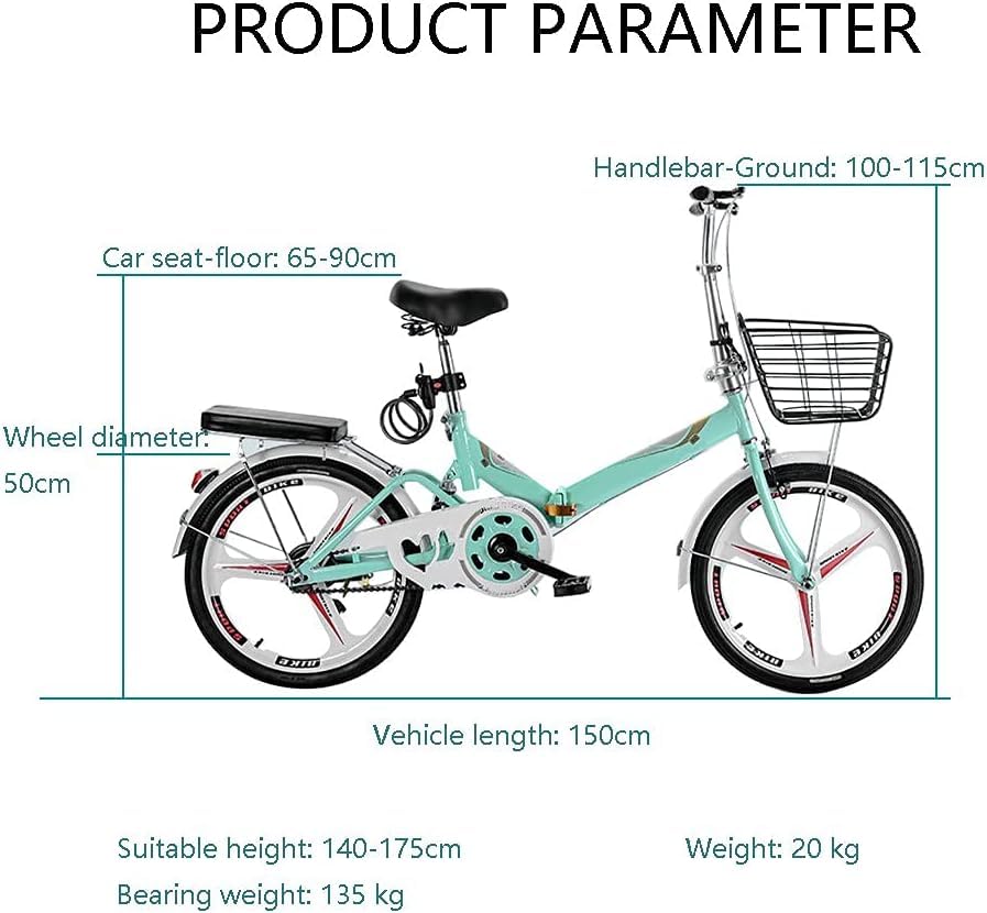 Lightweight Alloy Folding City Bike A9976