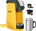 Cordless Coffee Maker for Dewalt 20V Max Battery, Portable Single-Serve Brewer for K-Cup Pods and Ground Coffee S2681