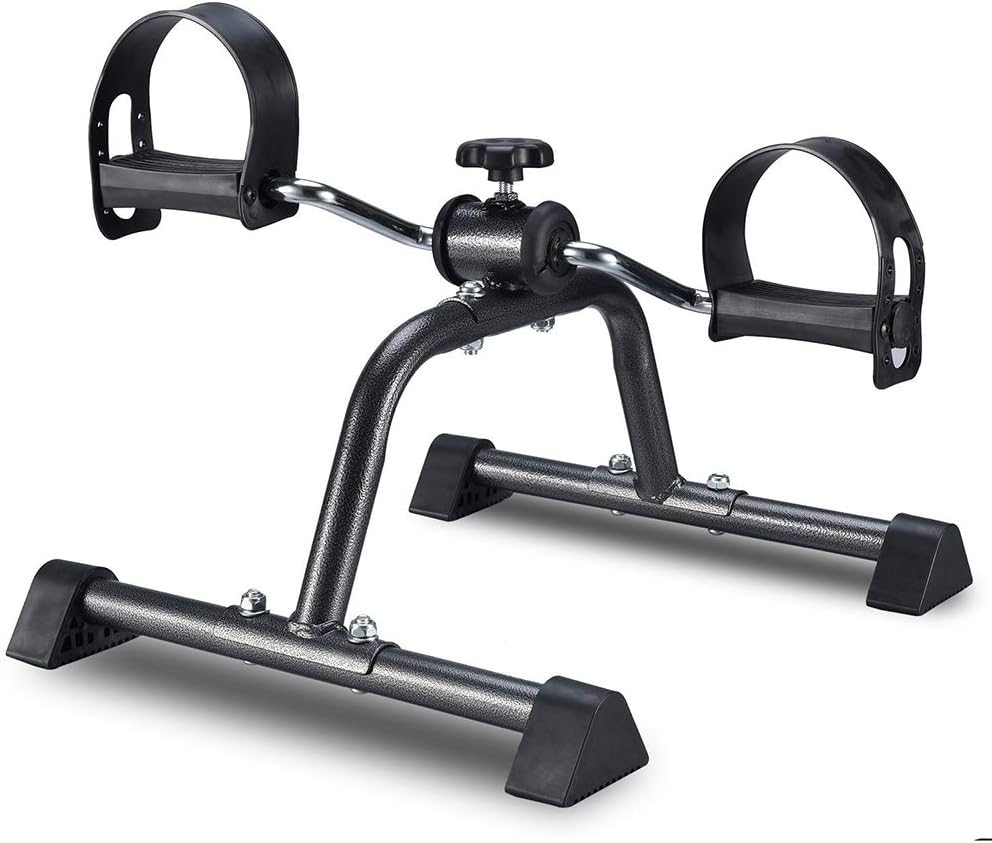 Black Chrome Frame Mini Cycle Exercise Pedals C307