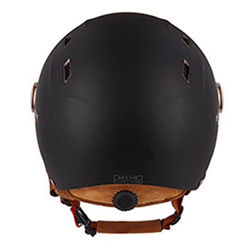 Motorcycle Half Helmet Open-Face Half Helmet with Adjustable Quick Release Buckle DOT Approved 3/4 Helmet O2540