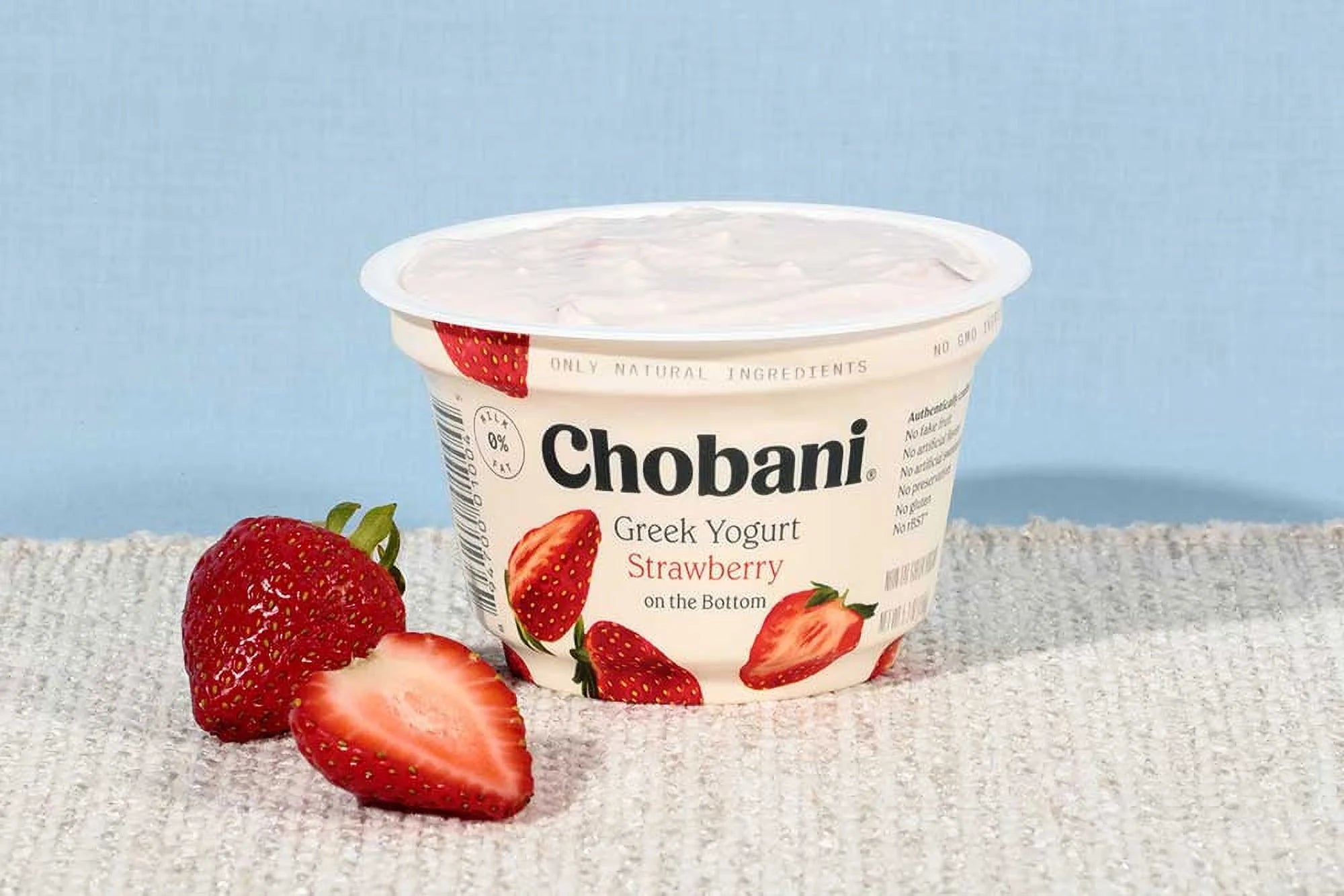 Non Fat Strawberry Greek Yogurt, 5.3 Ounce -- 12 per case B295598