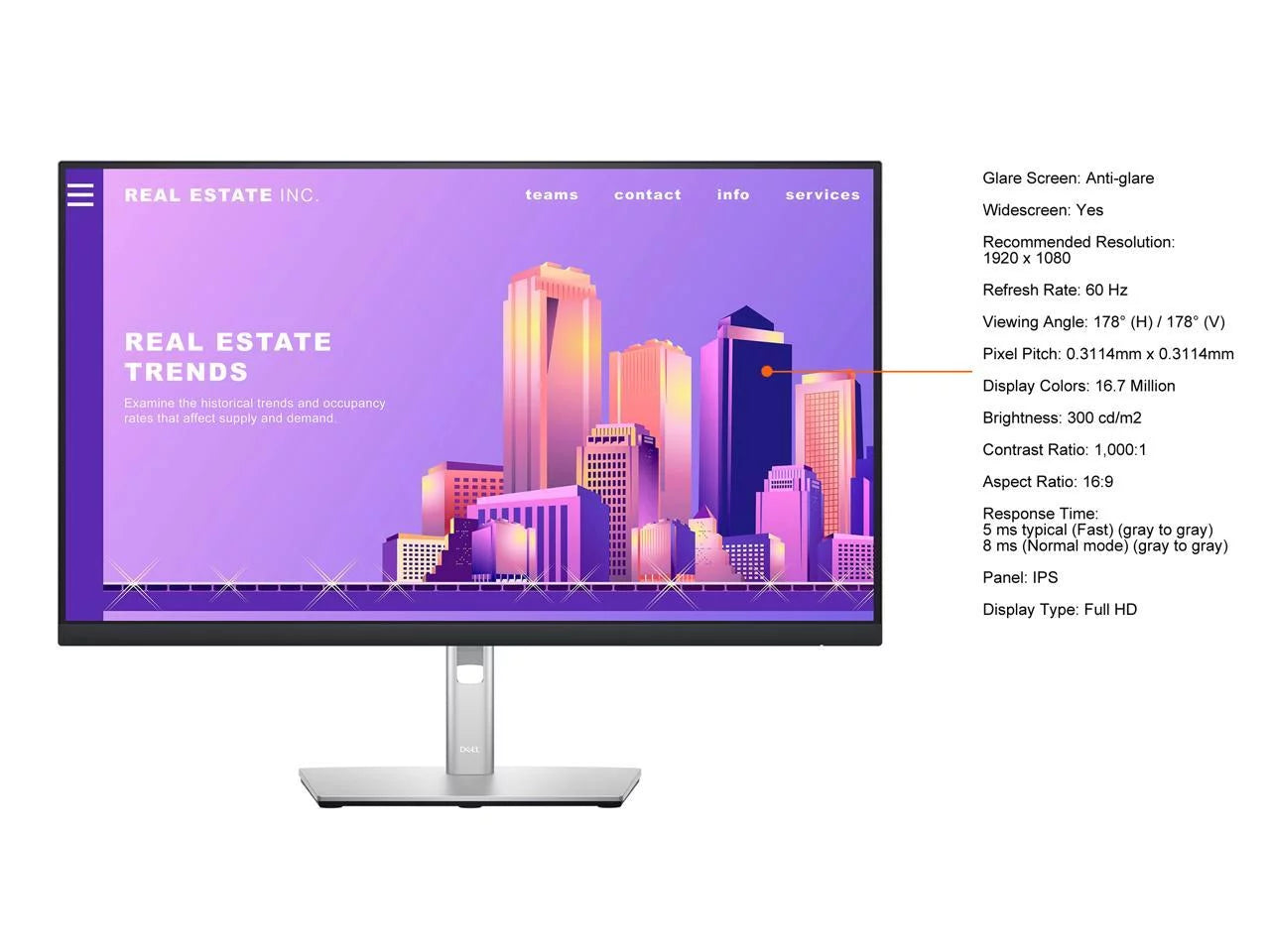 27" Full HD IPS LED-Backlit Monitor I211437