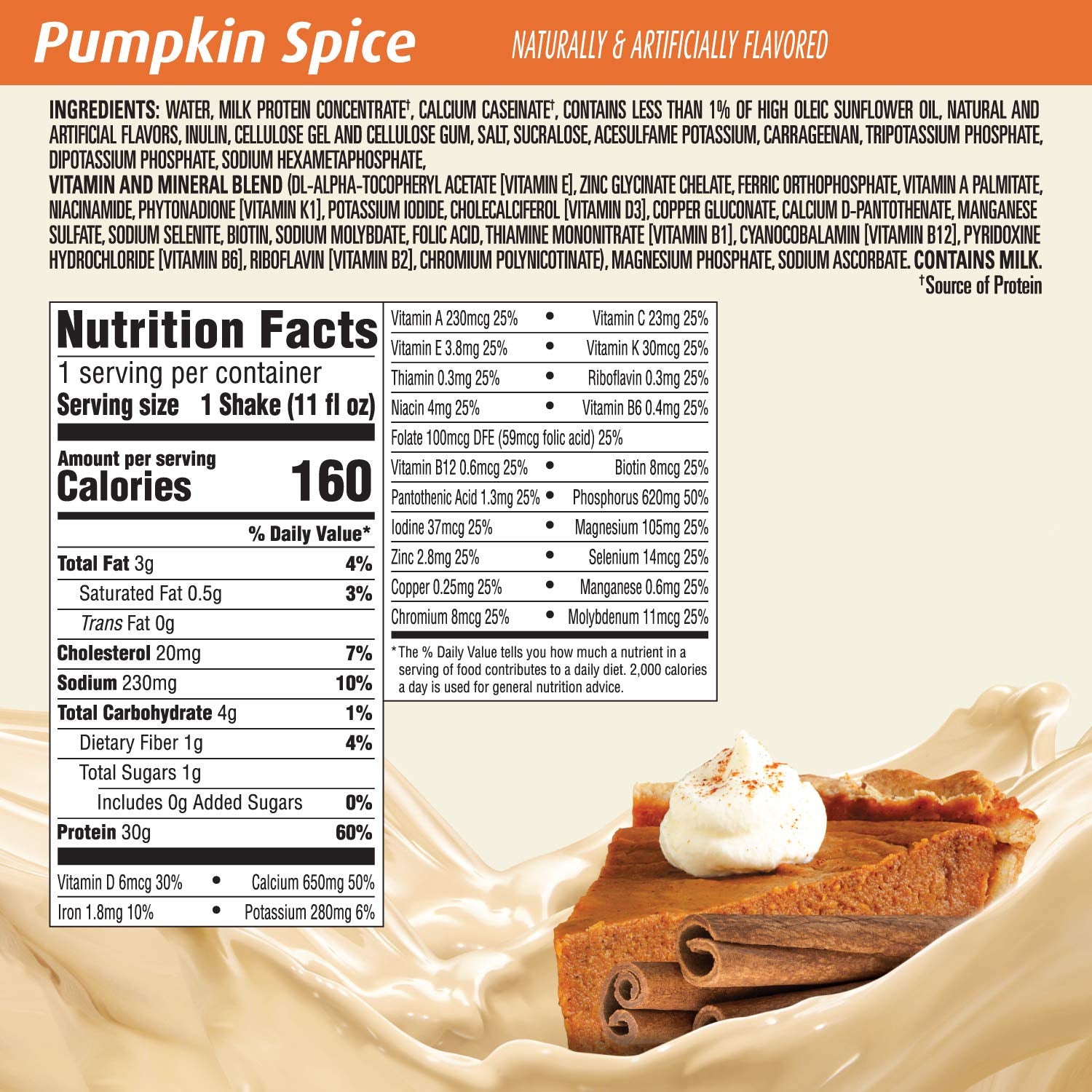 11 Fl Oz Pack of 4 Protein Shake T3367