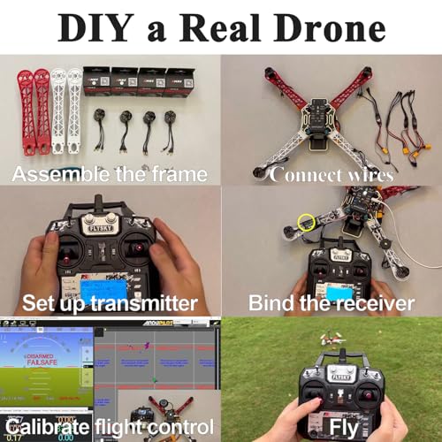 DIY Quadcopter Set with Frame, GPS, Motor, Battery, RC Transmitter & Receiver S873167