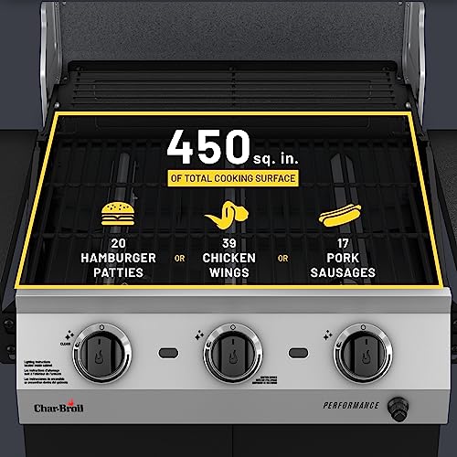 2-Burner Propane Gas Stainless Steel Grill F39262