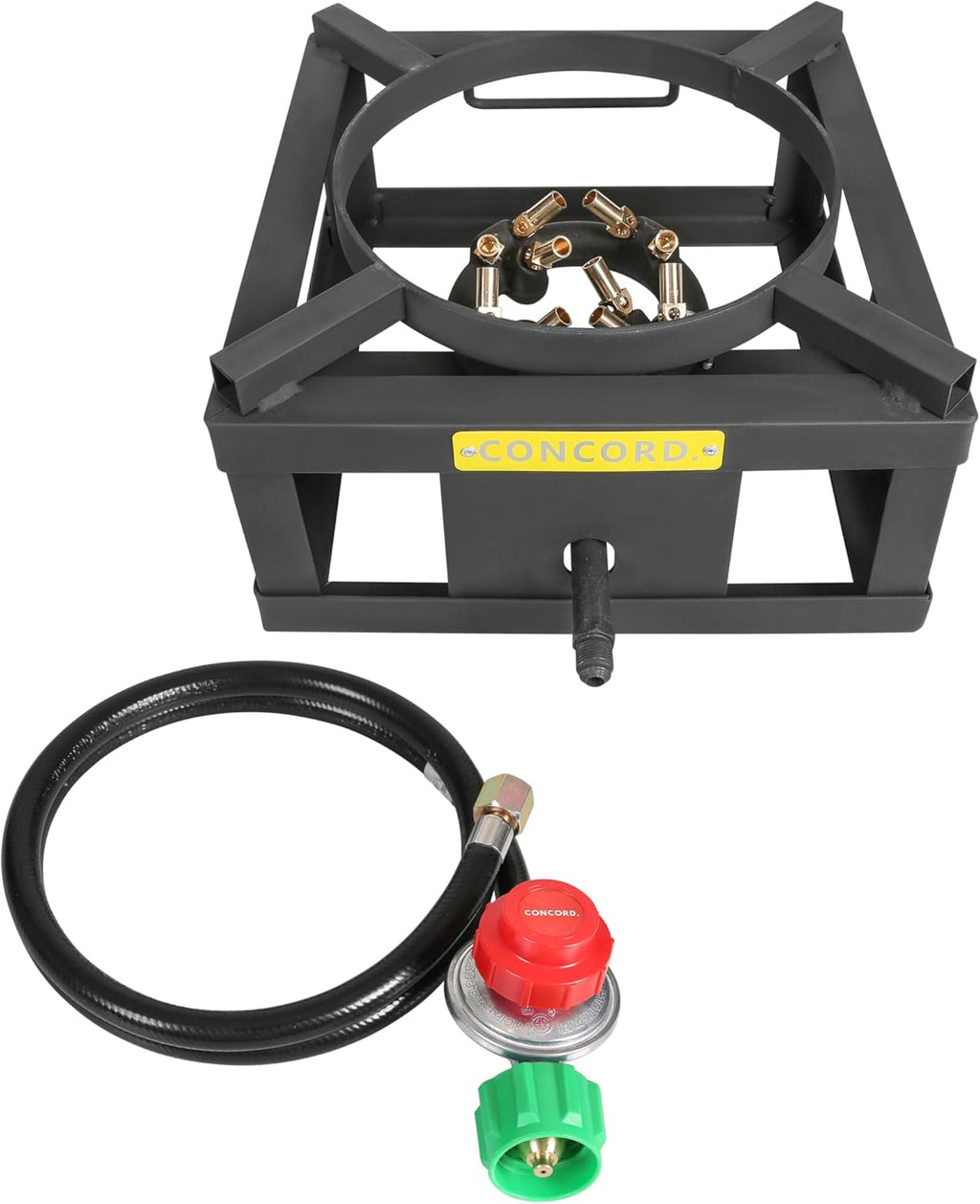 12" Single Propane Outdoor Burner with Built in Wok Ring V5105