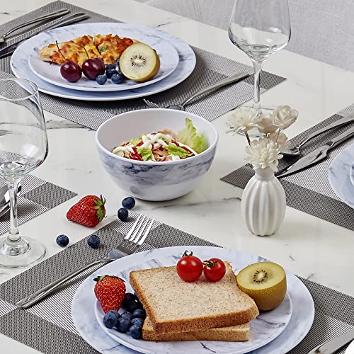 12-Piece Melamine Dinnerware Set for 4, Avocado Green U688655