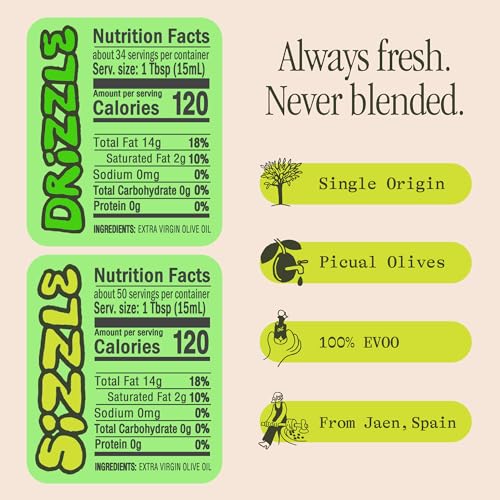 Extra Virgin Olive Oil Variety Pack in Squeeze Bottle F8063
