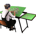 Large Portable Folding Puzzle Table with Storage Cover for 1500 Pcs X224130