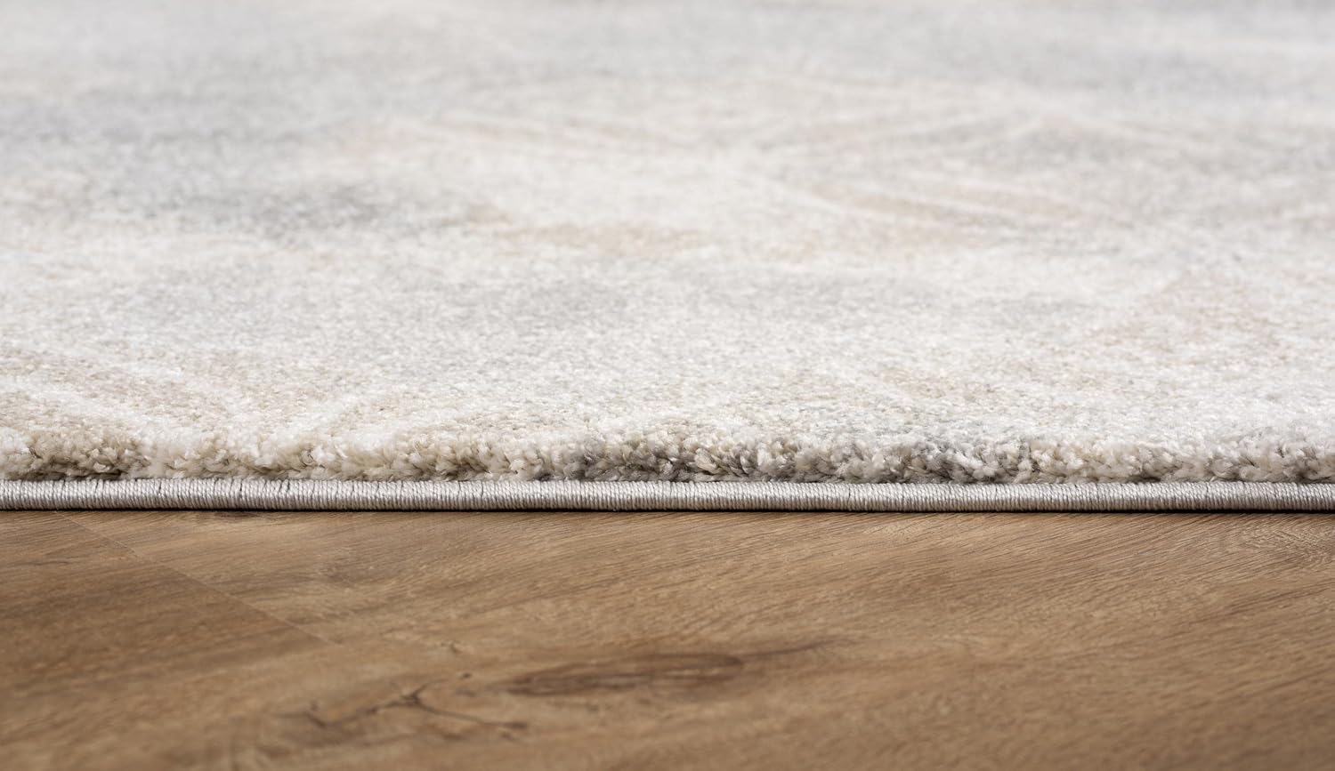 Grey Brown Plush Area Rug 4' x 6' G4420