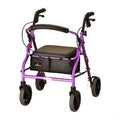 Aluminum Rolling Walker Weight Capacity 300 lbs (Purple) Y38865