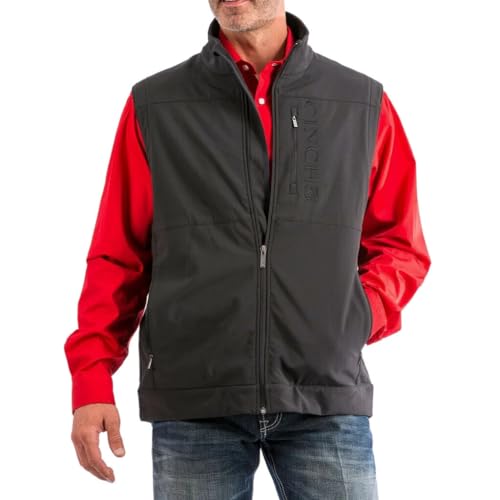Men's Bonded Softshell Vest with Concealed Carry Pockets U12344