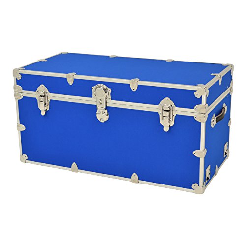 Red Leather Embossed Vinyl Trunk 36"x18"x18" R2796