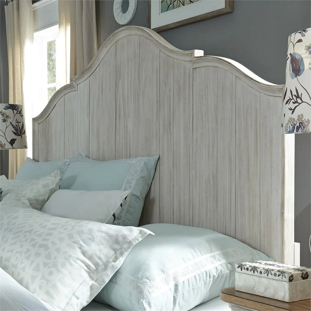 White King Panel Headboard Engineered Wood Y866623