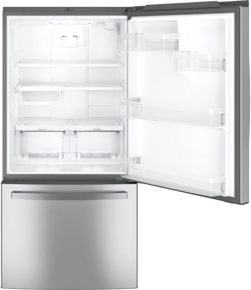 24.8 cu. ft. Bottom Freezer Refrigerator in Fingerprint Resistant Stainless Steel Standard Depth N9906