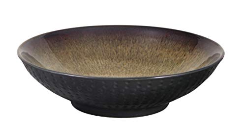 16-Piece Stoneware Dinnerware Set, Dark Brown M954693