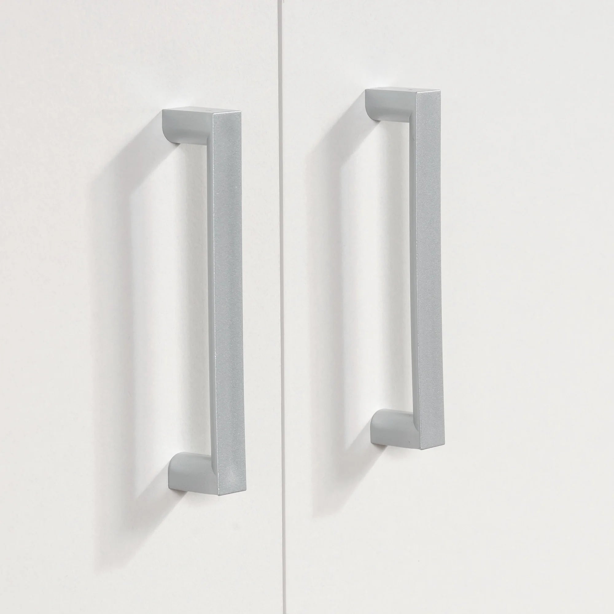 White Engineered Wood Storage Cabinet M771