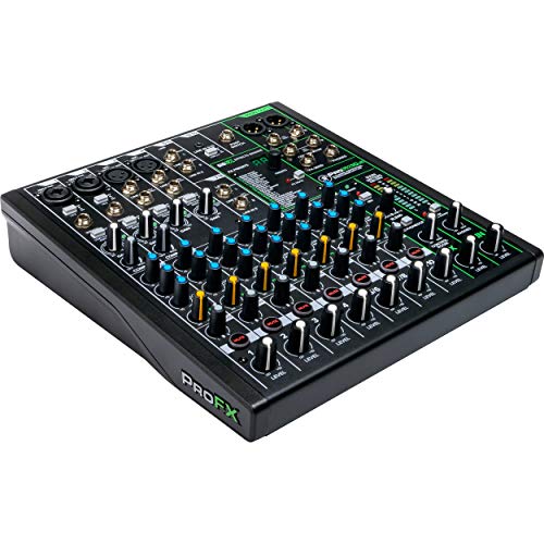 Battery-powered 10-channel Mixer with USB and Enhanced Effects N749267