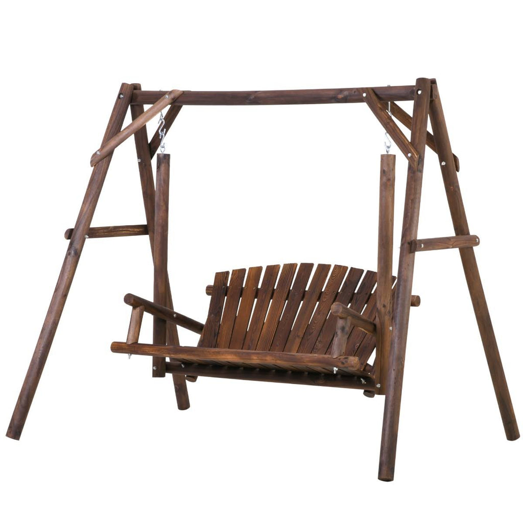 6.5 ft Outdoor Solid Wood Garden Swing B1827