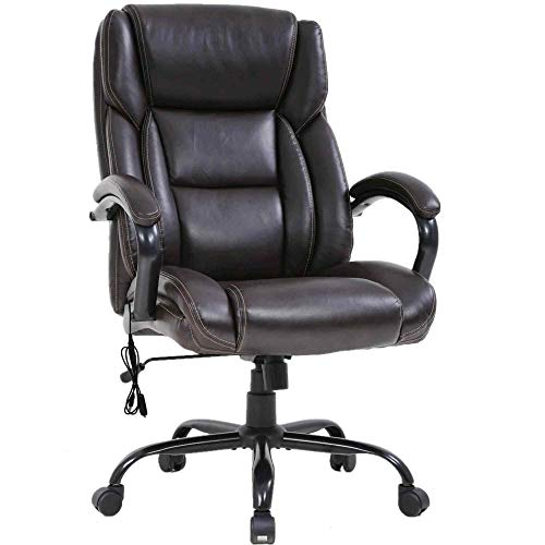 PU Leather Ergonomic High Back Office Chair with Massage Lumbar Support X6789