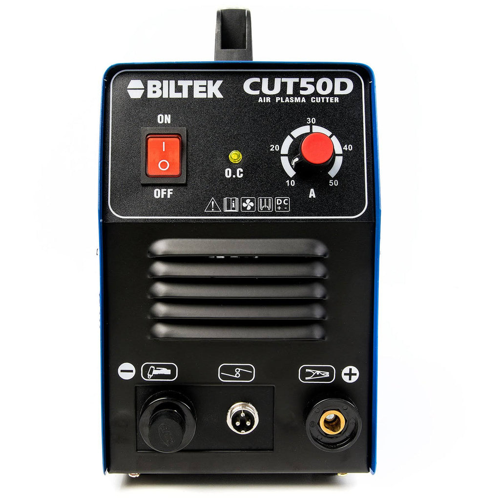 50Amp Air Plasma Cutter, 1/2x22 inch Cut 110V/220V Input Dual Voltage V698325