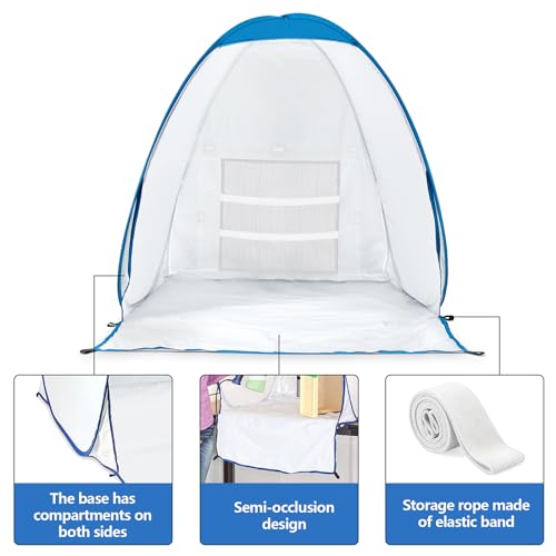 Portable Pop-up Paint Spray Booth Tent with Vents H8455