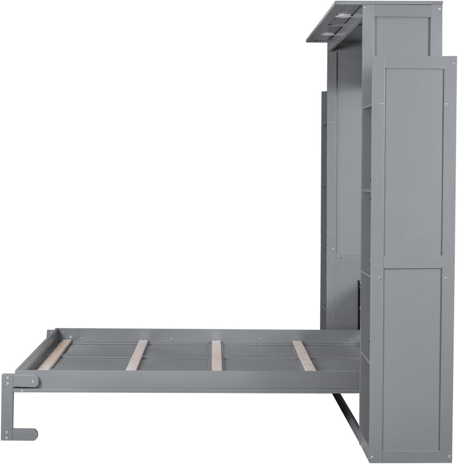 Queen Size Solid Wood Murphy Bed W5948