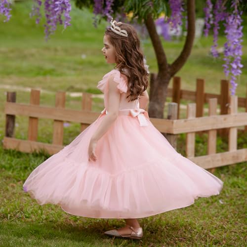 Tulle Gown Girls Long Princess Dress V642