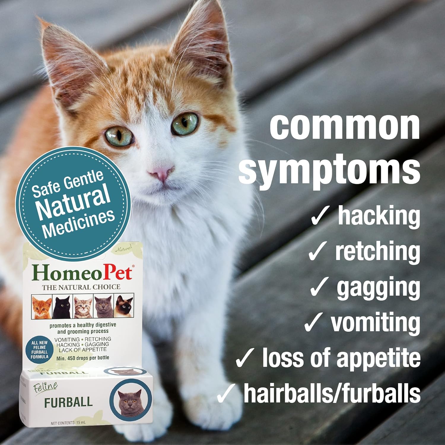 15 Milliliters Feline Furball Medicine Y512609