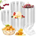 70 Pack 14oz Clear Plastic Bowls H3465