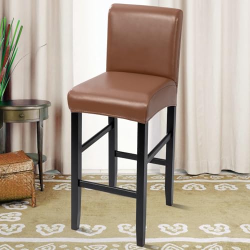 Waterproof PU Bar Stool Covers Set of 2 E6288