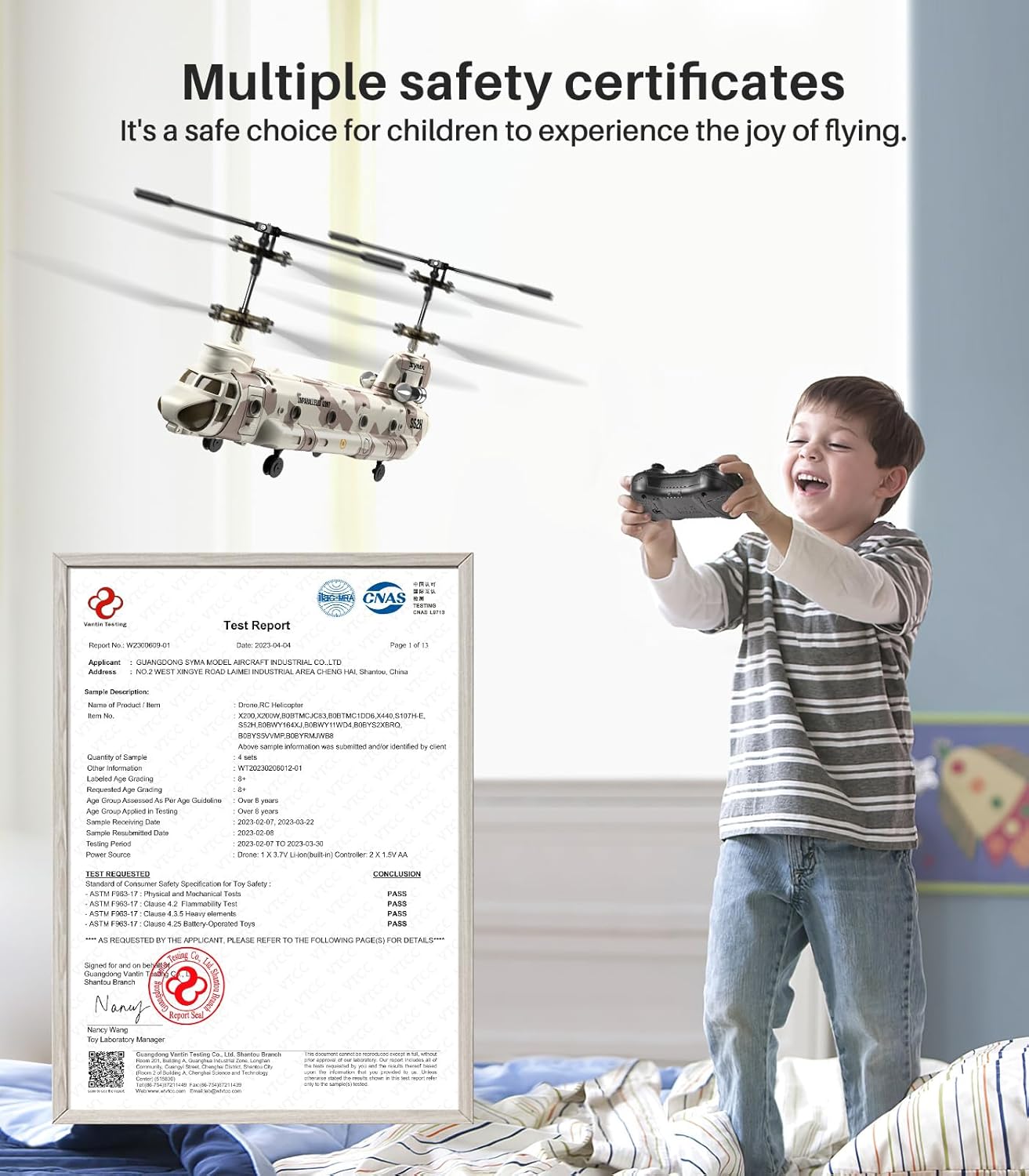 Military Transport RC Helicopter with Altitude Hold Y5819