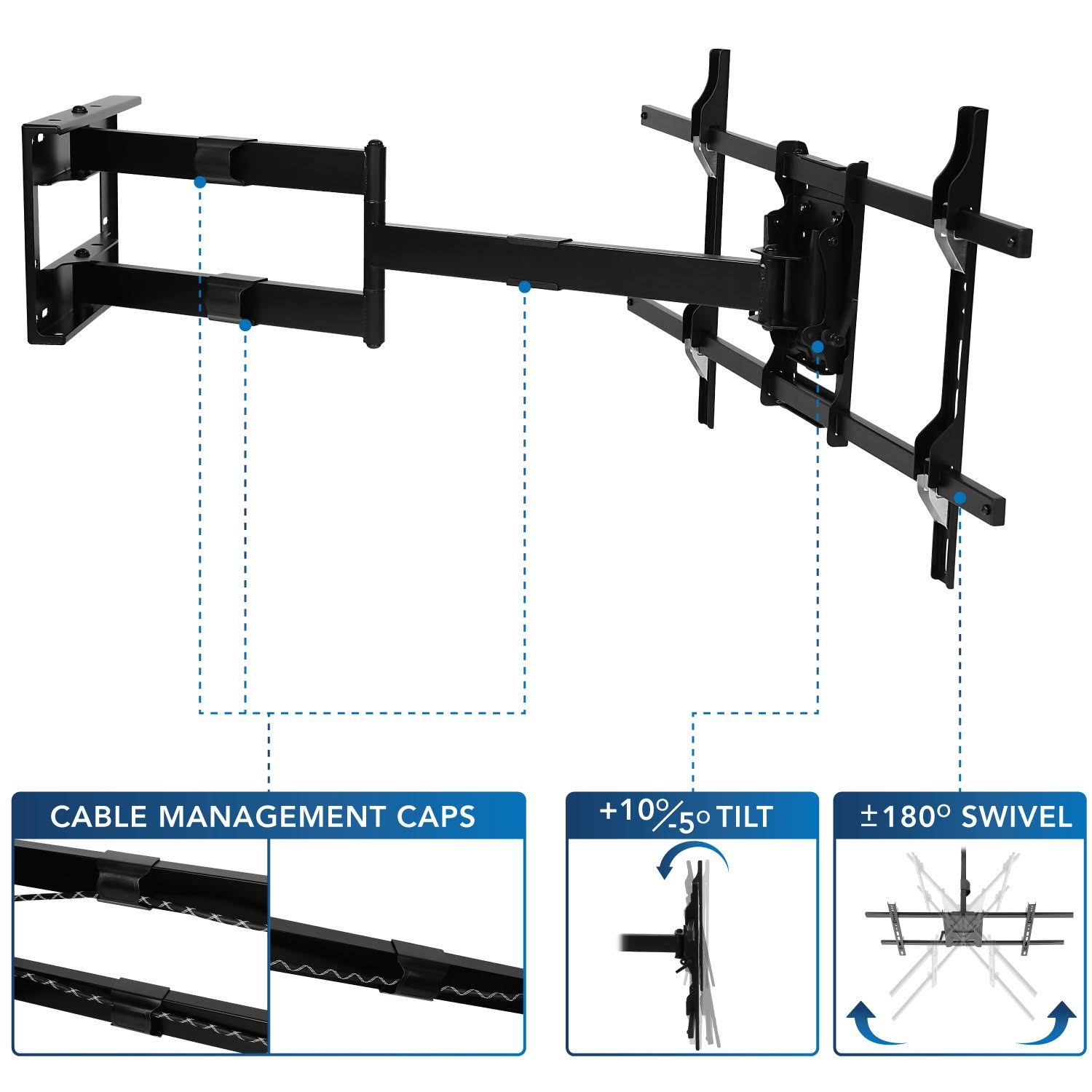 Extending Long Arm TV Mount X504990