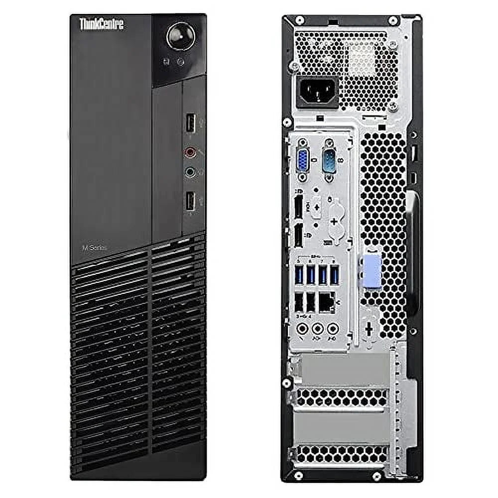 Desktop Computer with Intel Core i5 3.20GHz, 8GB RAM, 256GB SSD, Dual 20Inch LCD Monitor, WiFi, Windows 10 Home 64-bit (used) I70362