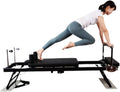 Foldable Pilates Reformer with Dual Resistance Springs and Cords P257230