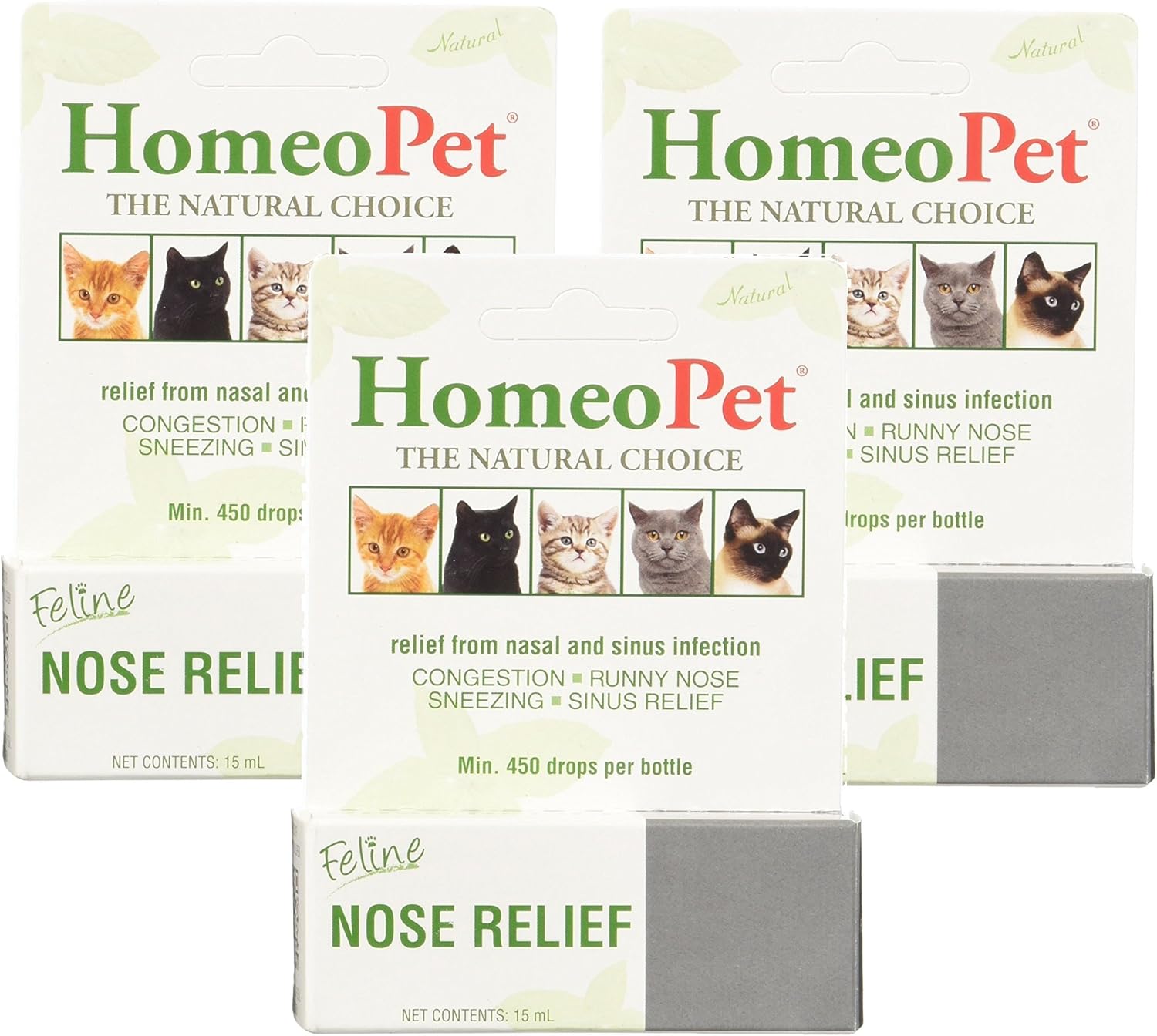 3-Pack 15 mL Feline Nose Relief R879