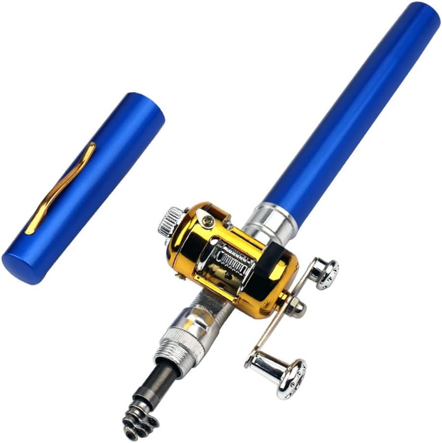 Mini Pen Fishing Rod and Reel Combos D88136